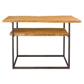 modern femlabas konzolasztal tomorfa koris lapokkal  minimal natur butor.jpg